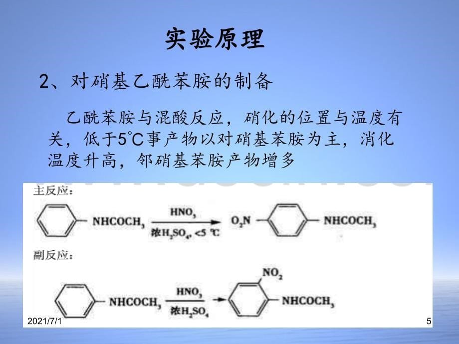 对硝基苯胺的设计合成_第5页