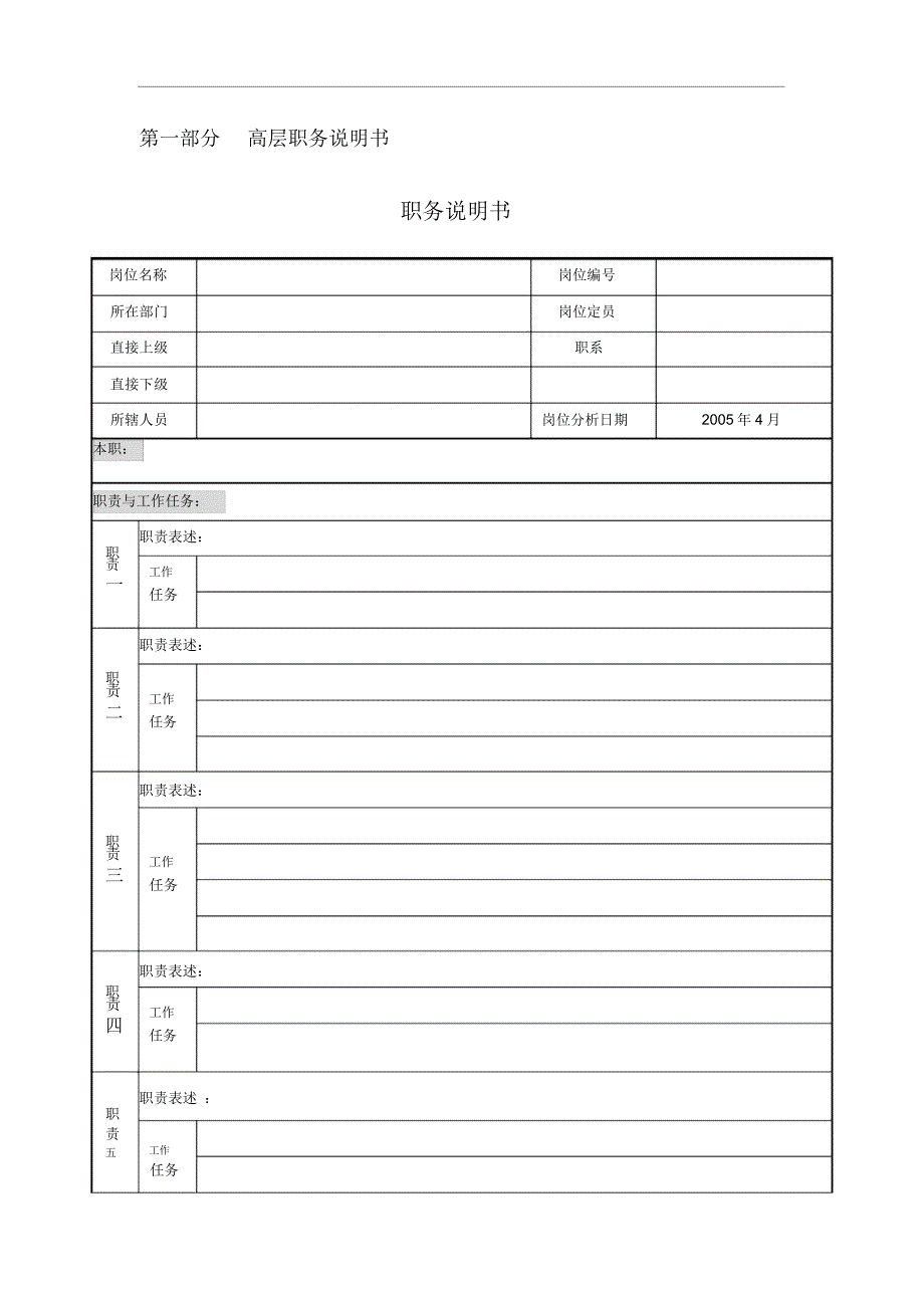 岗位说明书模板林卫民_第2页