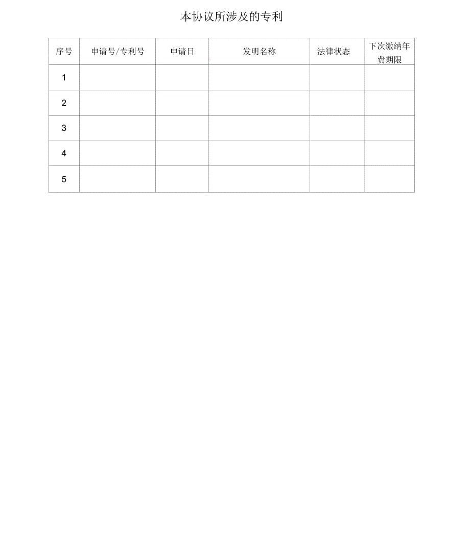 专利入池协议_第5页