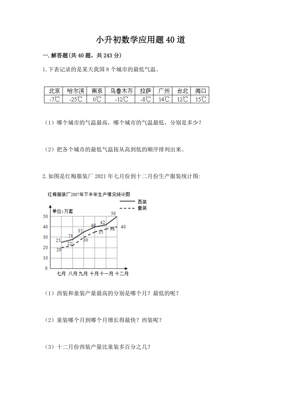 小升初数学应用题40道参考答案.docx_第1页