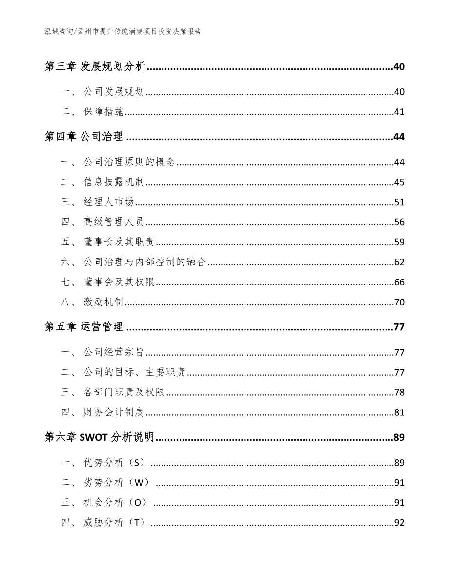 孟州市提升传统消费项目投资决策报告_第2页