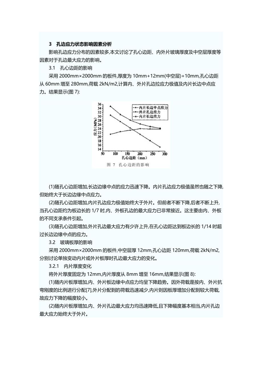 点支承中空玻璃板孔边应力的有限元分析.doc_第4页