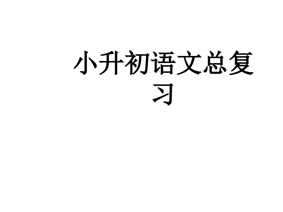 小升初语文总复习句子1课件_第1页