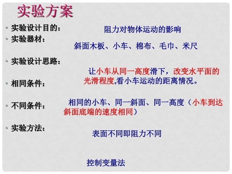 湖北省襄阳市第四十七中学九年级物理 牛顿第一定律课件 人教新课标版_第5页