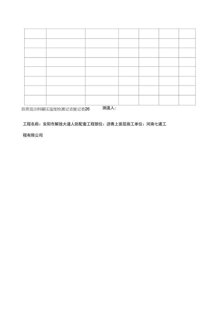 沥青混合料碾压温度检测记录_第3页