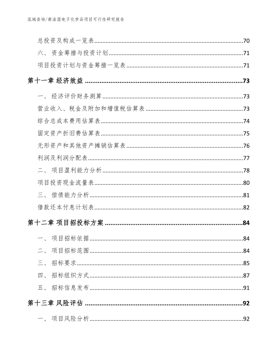 商洛湿电子化学品项目可行性研究报告_第4页