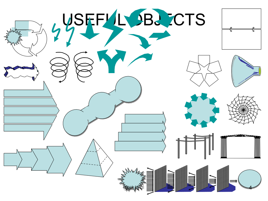 PPT图表素材大全下向阳教学_第4页