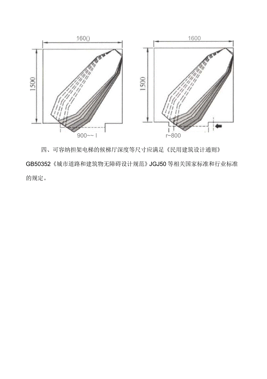 关于住宅配置可容纳担架电梯的规定_第3页