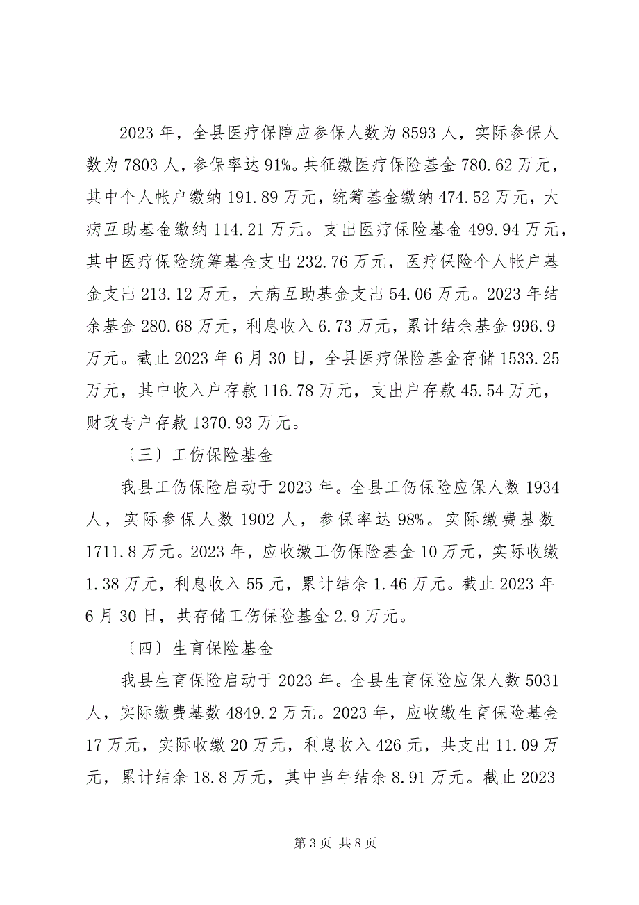 2023年县政府关于社保基金自查情况报告.docx_第3页