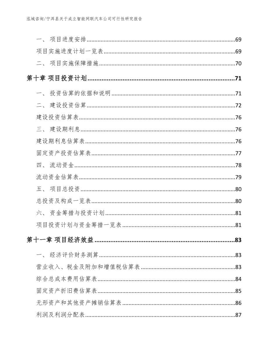 宁洱县关于成立智能网联汽车公司可行性研究报告_第5页