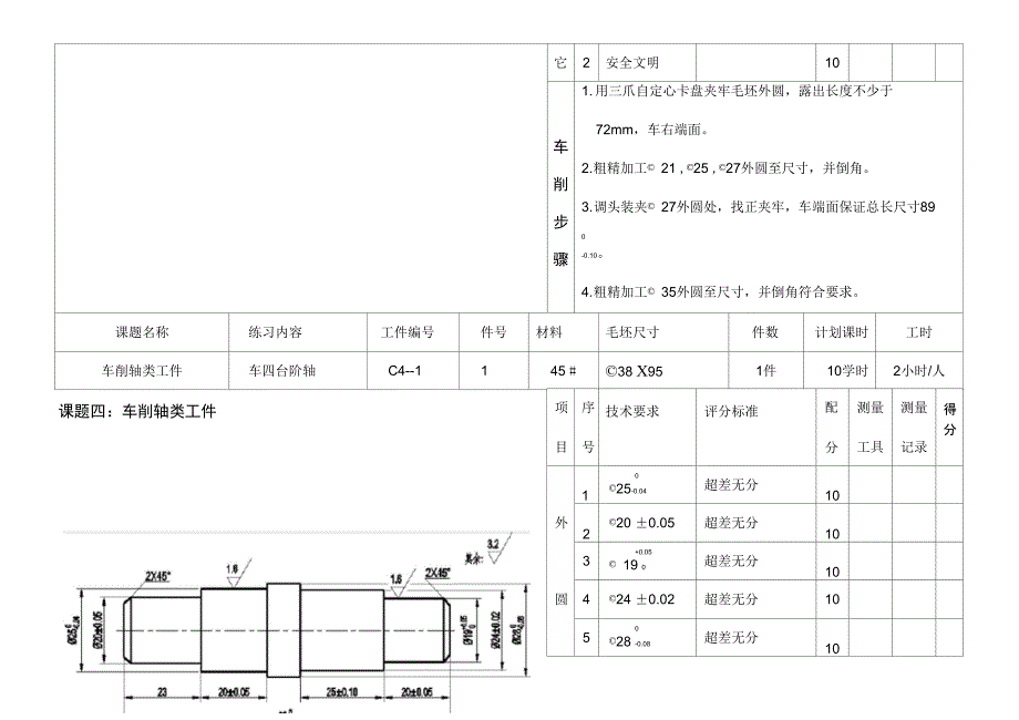 完整版初级车工实操试题_第2页