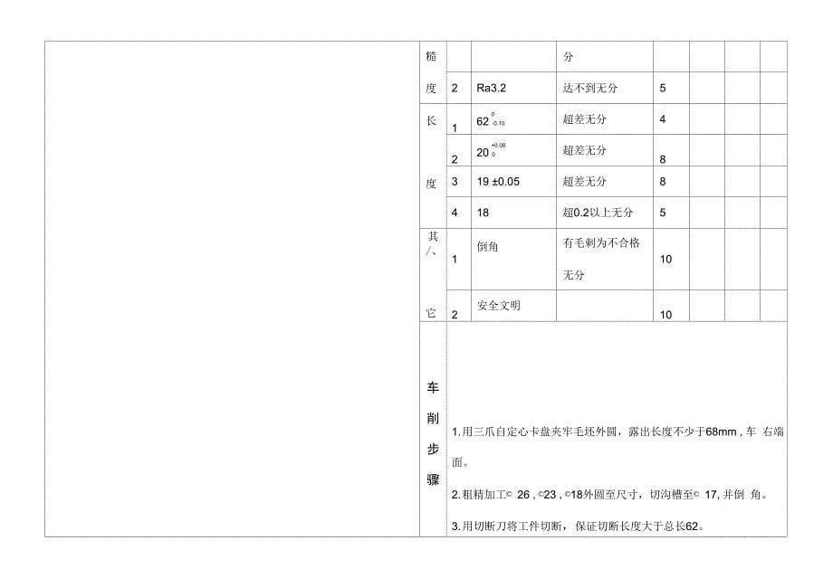 完整版初级车工实操试题_第5页