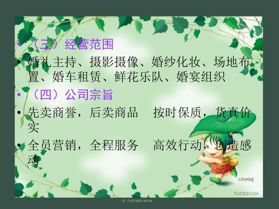 【广告策划PPT】名门盛典婚庆公司广告策划书_第4页