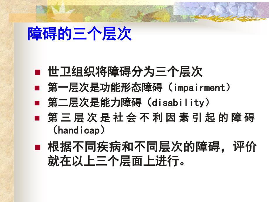 社区残疾人和精神障碍者的康复与护理PPT课件_第3页