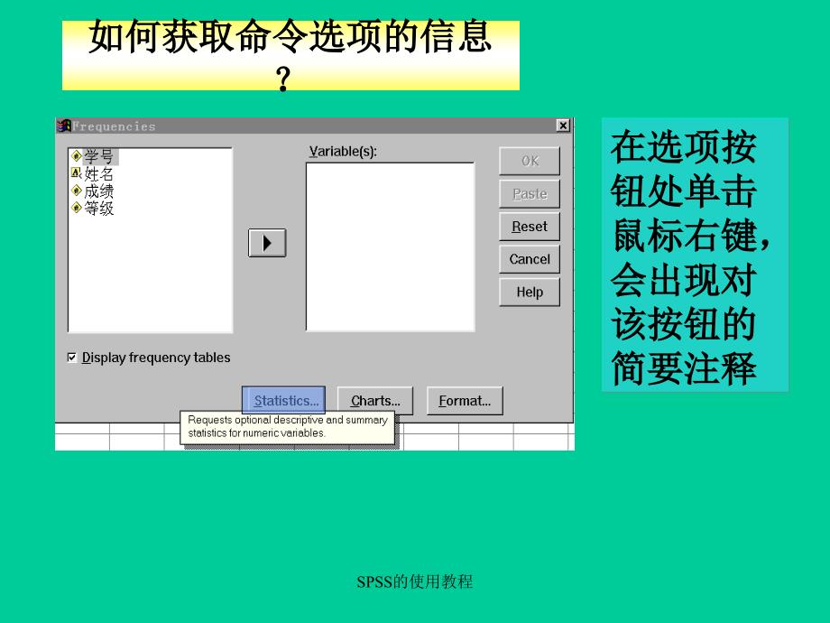 SPSS的使用教程课件_第4页