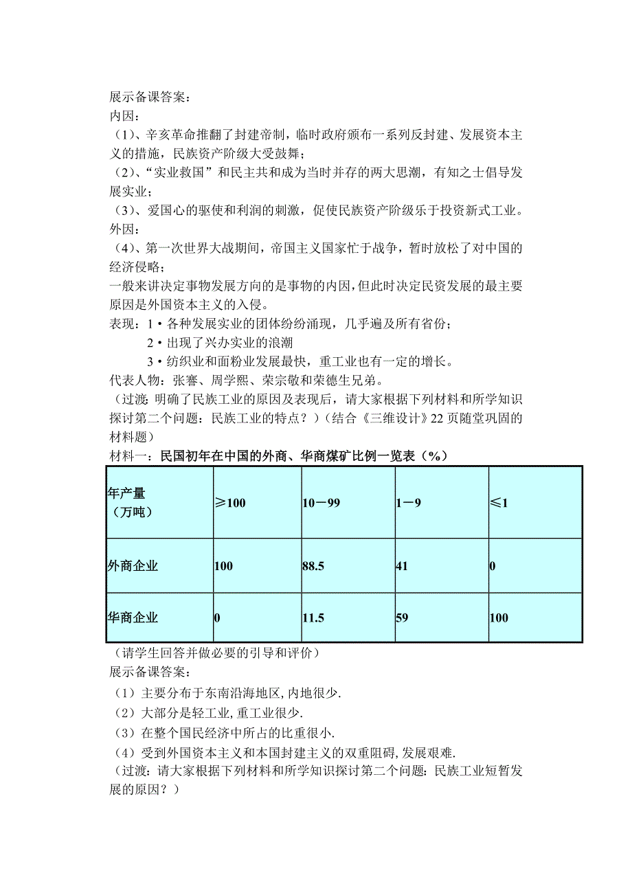 民国时期民族工业的曲折发展.doc_第2页