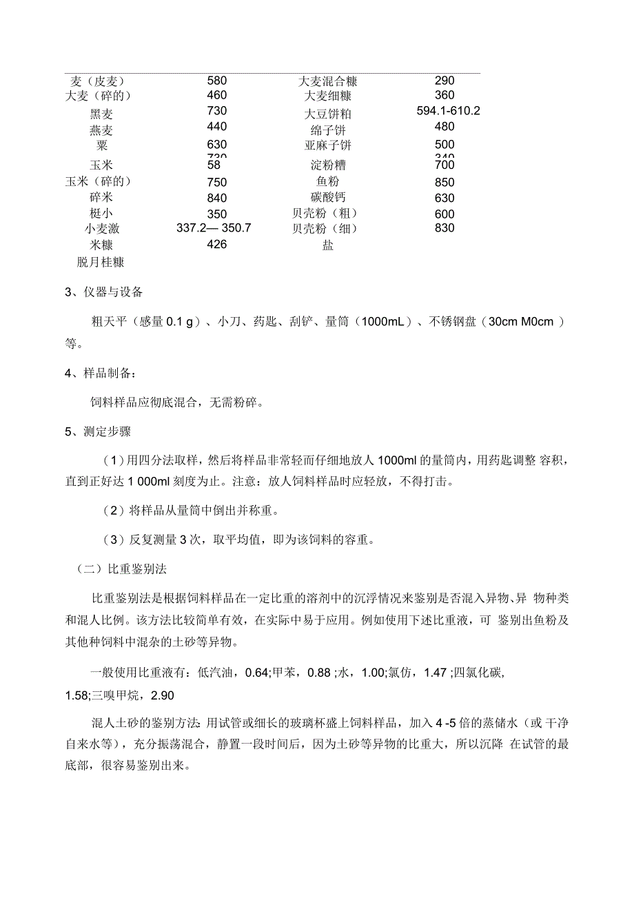 饲料学实验指导_第4页