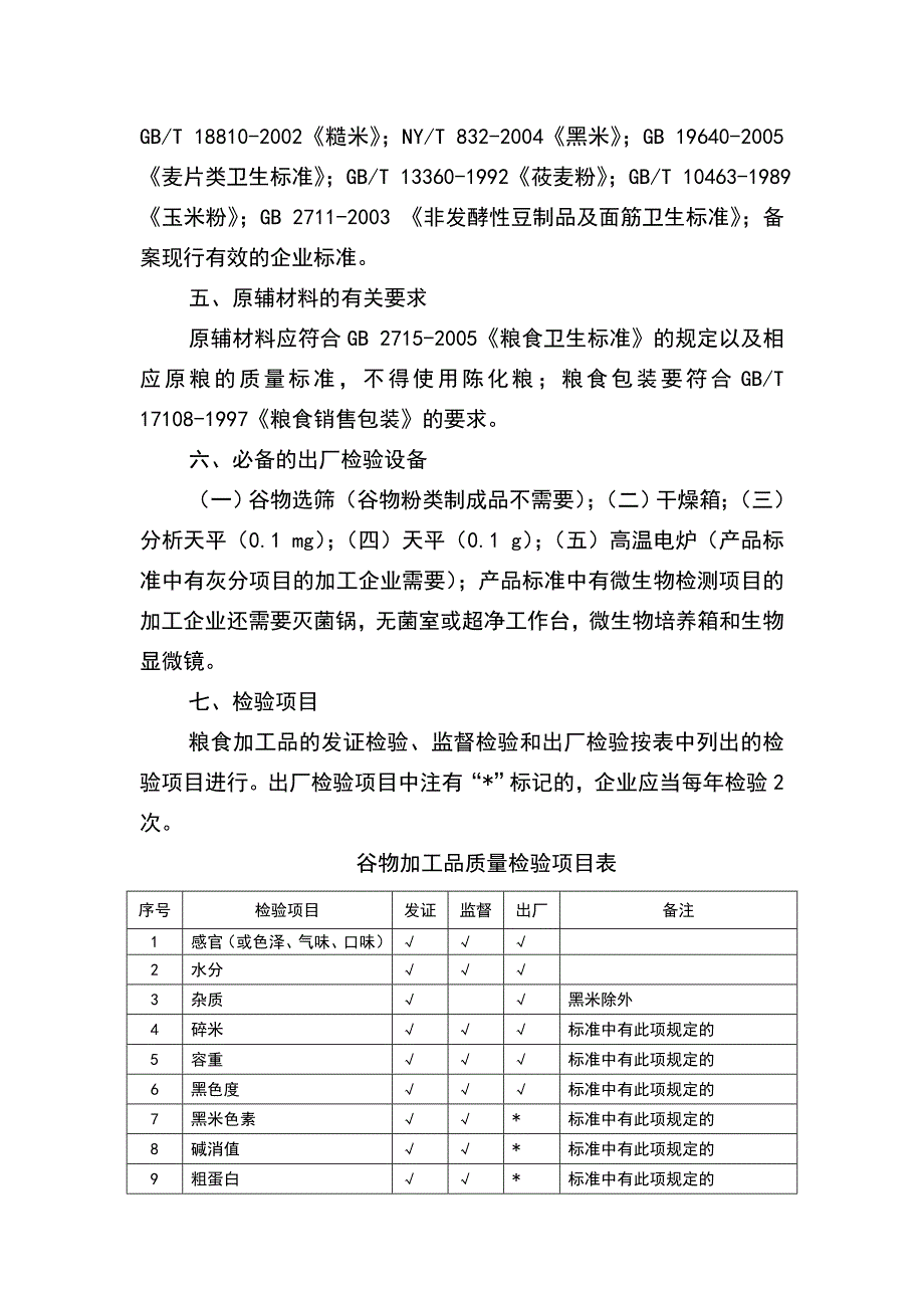 其他粮食加工品生产许可证审查细则_第4页