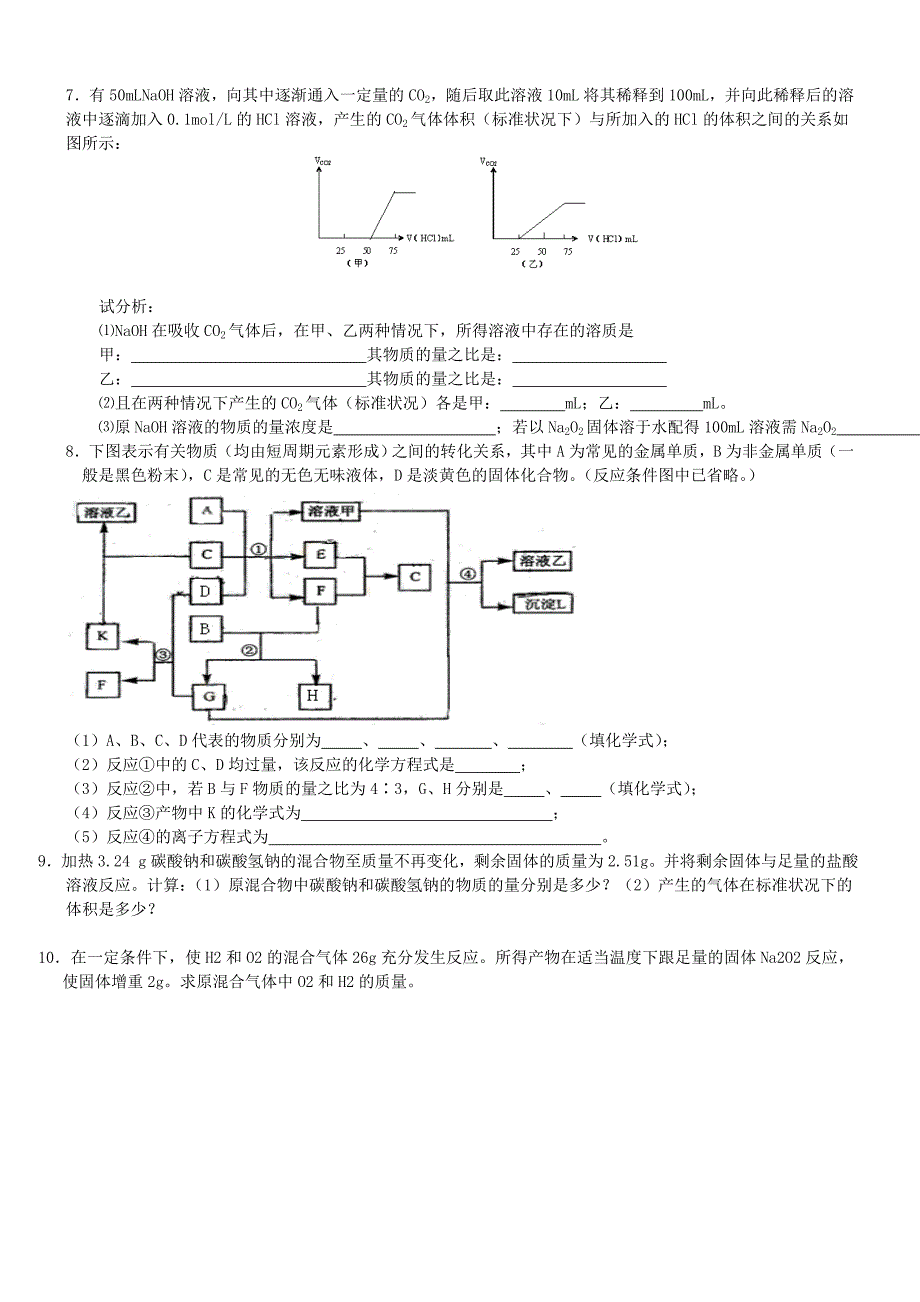 钠及其化合物复习_第4页