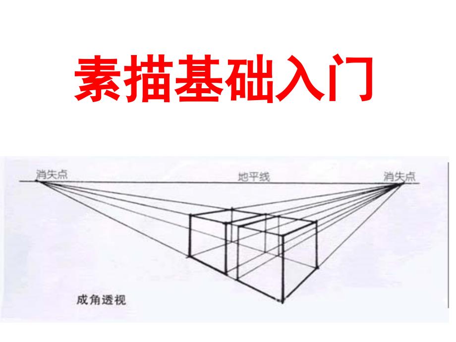 《素描基础入门》PPT课件_第1页