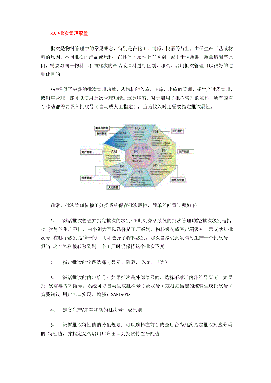 SAP批次管理配置_第1页