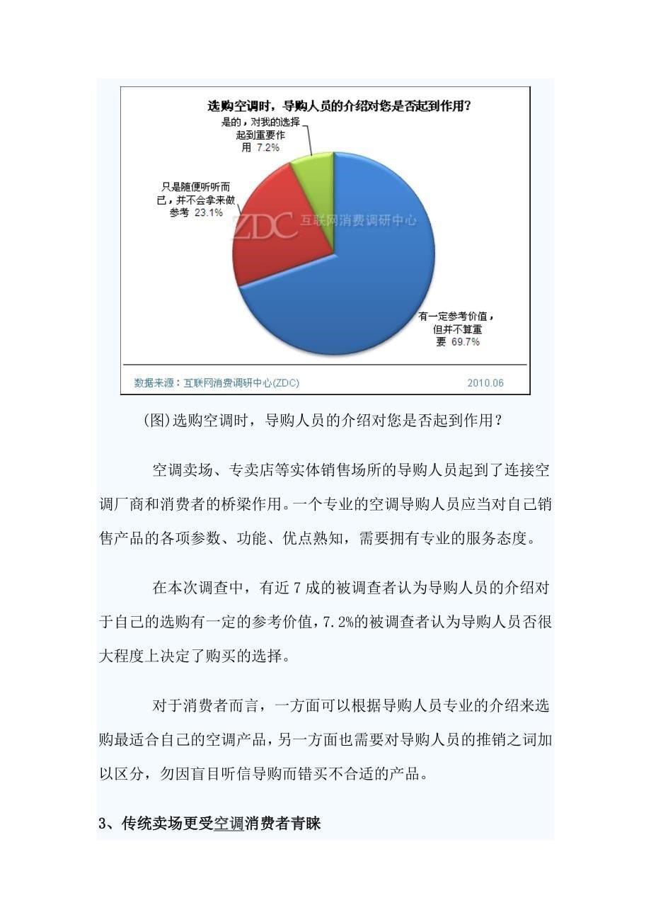 中国空调市场消费调查报告_第5页