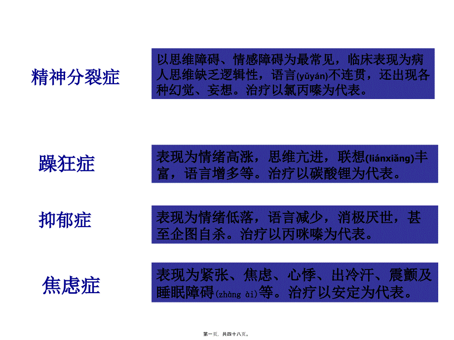 医学专题—第14章抗精神病药3533_第1页
