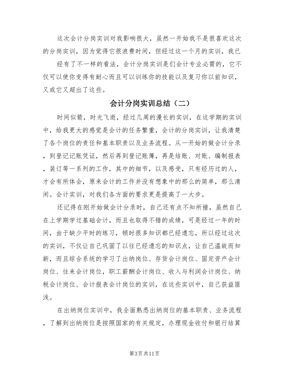 会计分岗实训总结（4篇）.doc_第3页