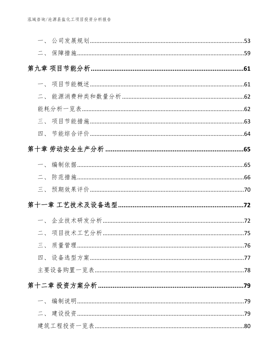 沧源县盐化工项目投资分析报告参考模板_第4页