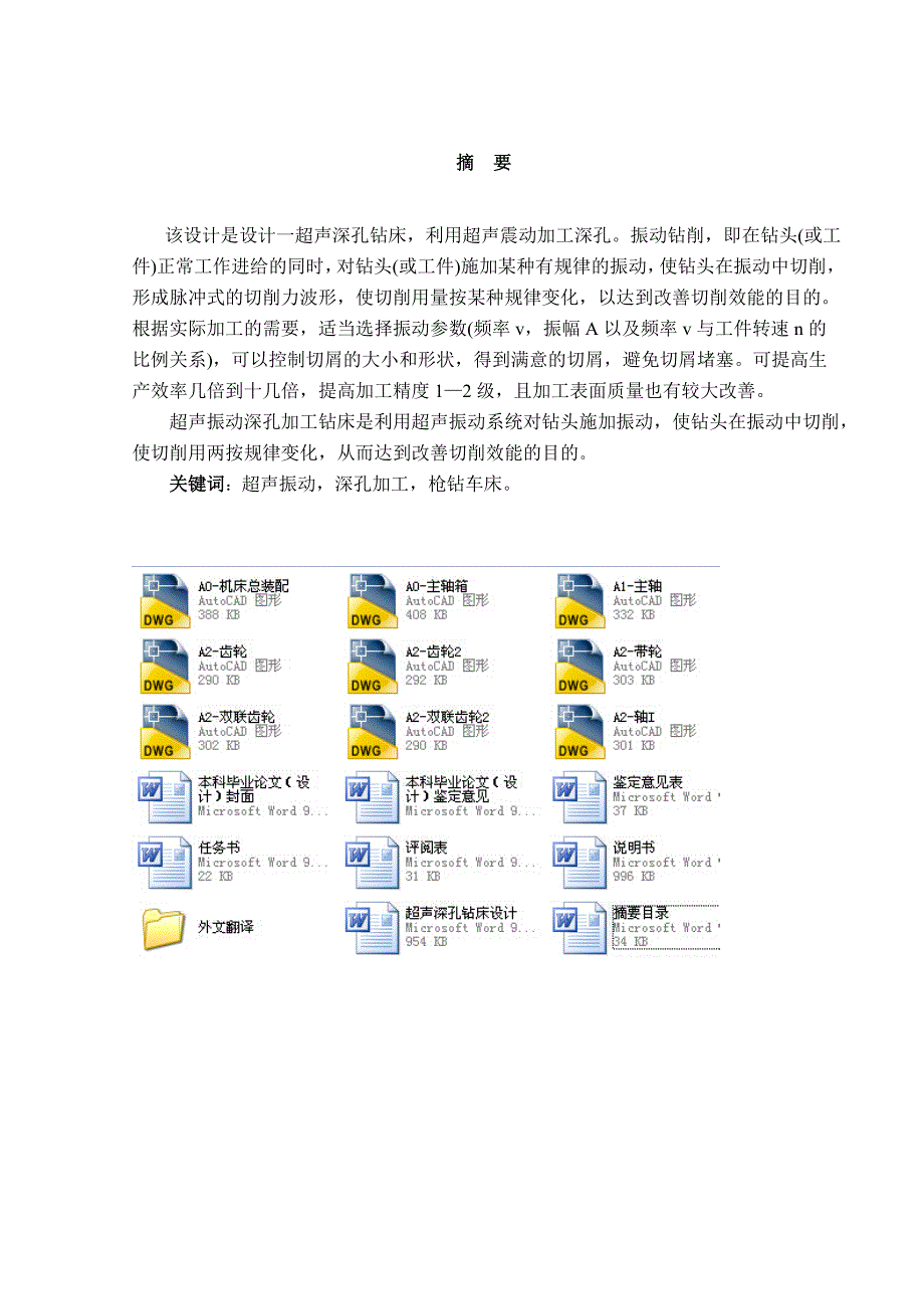 超声深孔钻床设计全套图纸_第2页