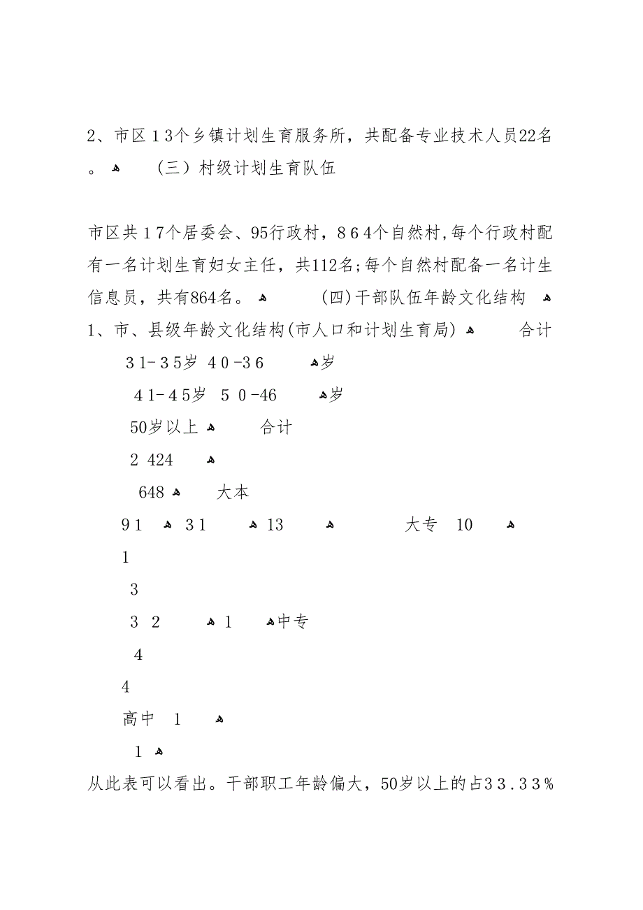 人口计生队伍建设情况调研报告_第2页