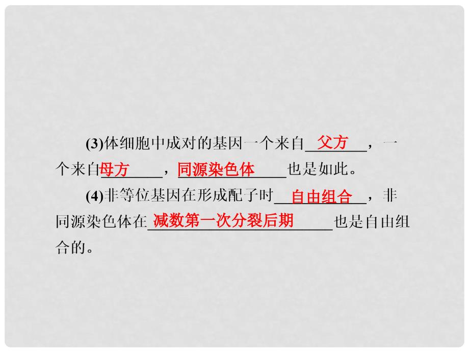 高考生物一轮总复习 第十九课时 基因在染色体上、伴性遗传课件 新人教版必修2_第4页