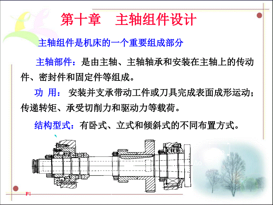 第十章主轴组件分解_第1页