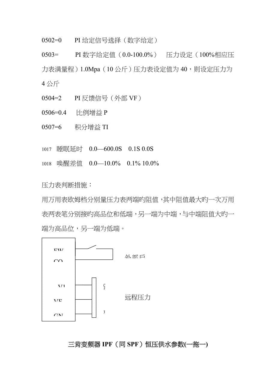 各种变频器恒压供水参数_第5页