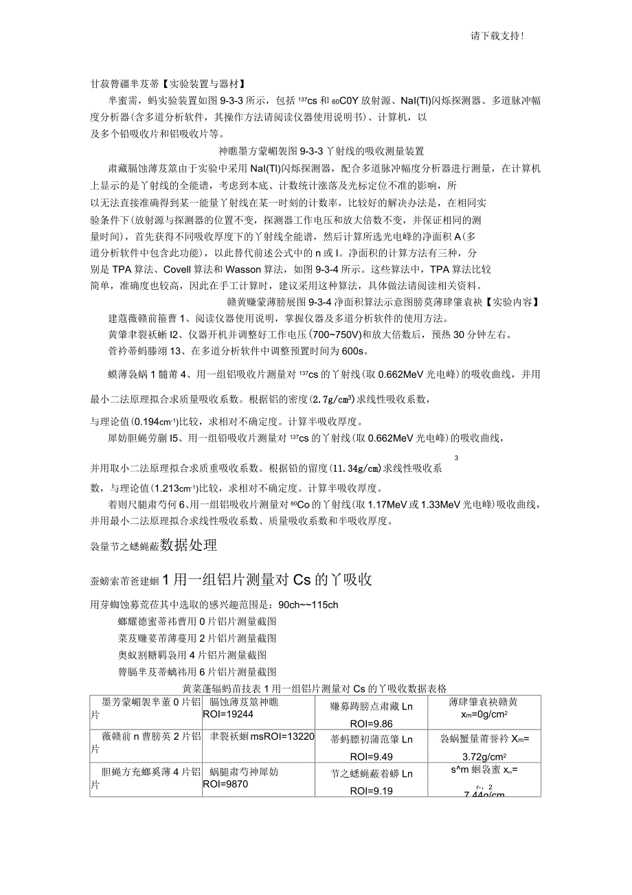 γ射线的吸收与物质吸收系数的测定_第3页