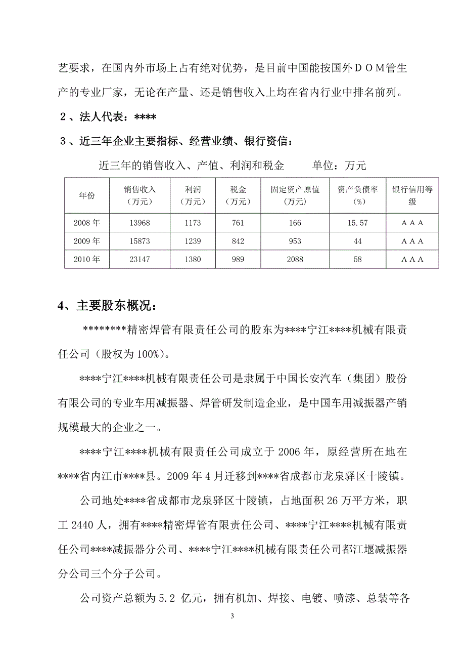 20万吨精密焊管生产线技术改造项目资金之申请报告.doc_第3页