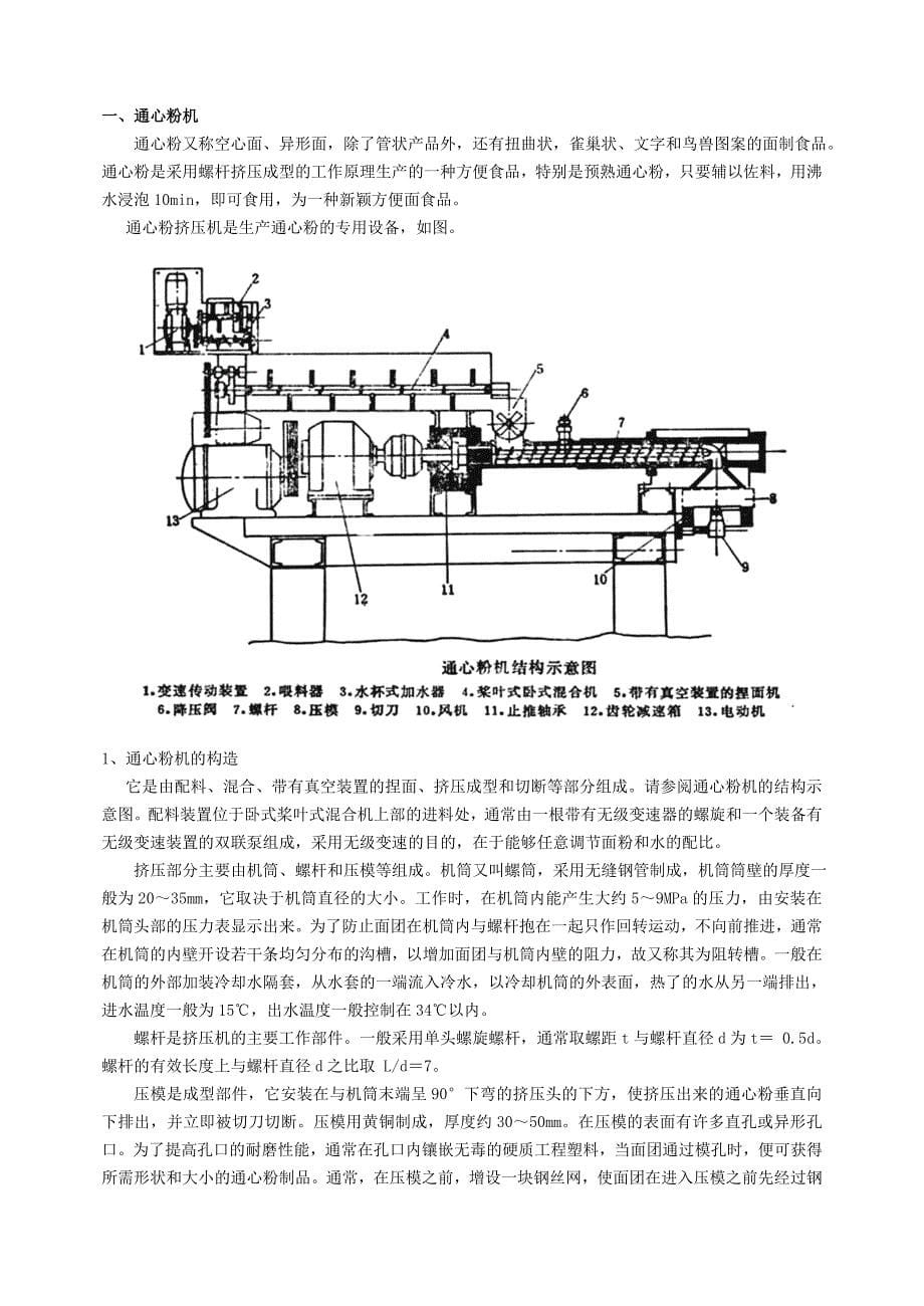 食品机械 05第五章 面食品成型机_第5页