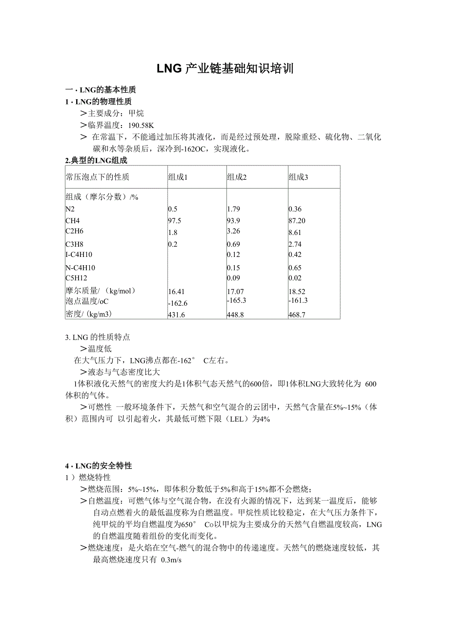 LNG产业链基础知识培训_第1页