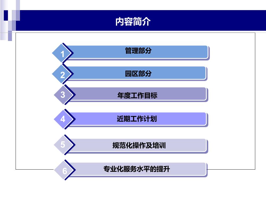 物业管理项目工作目标实施计划书_第3页