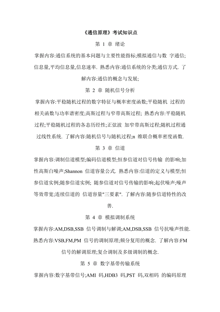 《通信原理》考试知识点.doc_第1页