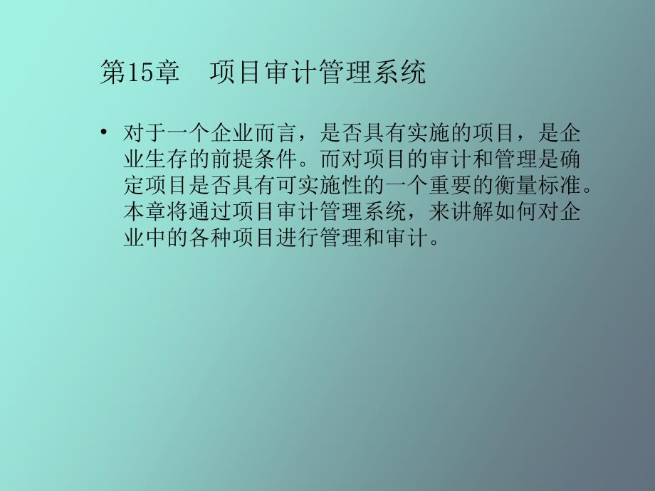 项目审计管理系统_第1页