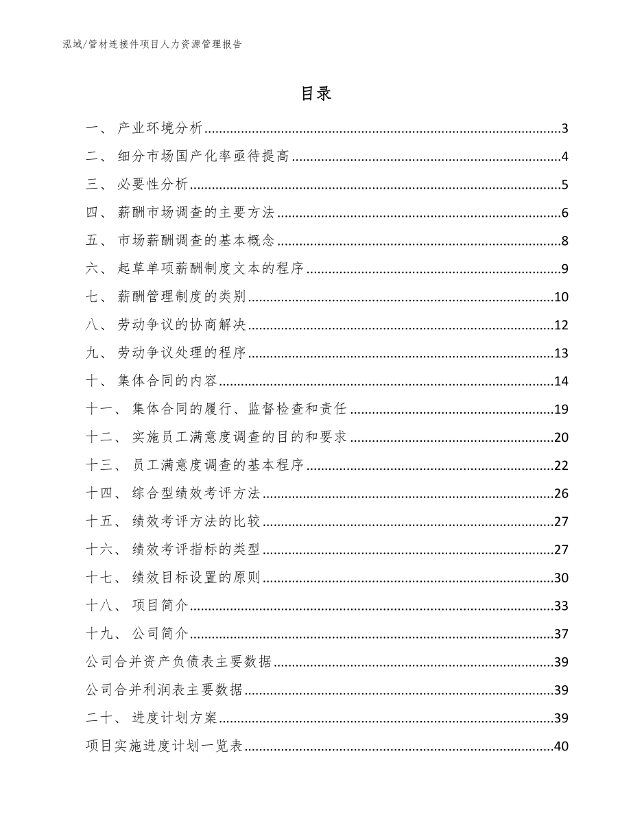 管材连接件项目人力资源管理报告（参考）_第2页