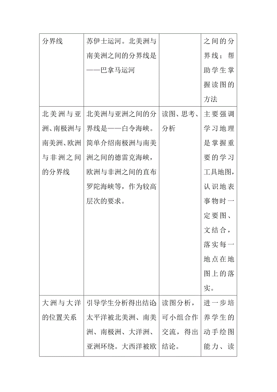 《第二节世界的海陆分布》第二课时教学设计.doc_第3页