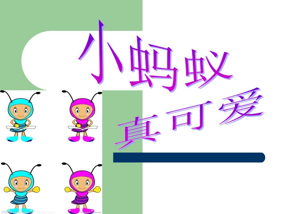 小蚂蚁真可爱(一年级作文) 公开课课件_第2页