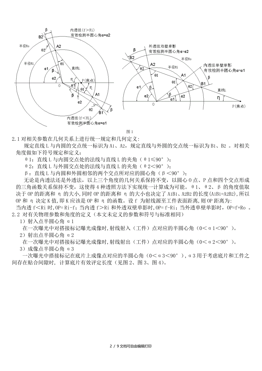 环焊缝射线检测中K值计算的探讨(增加sinB)_第2页