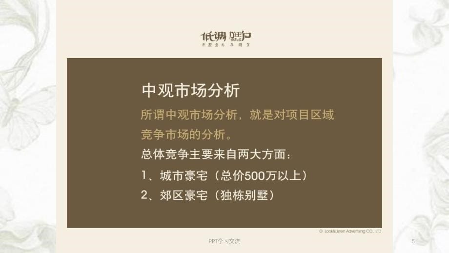 揽胜广告别墅低调营销策略报告课件_第5页