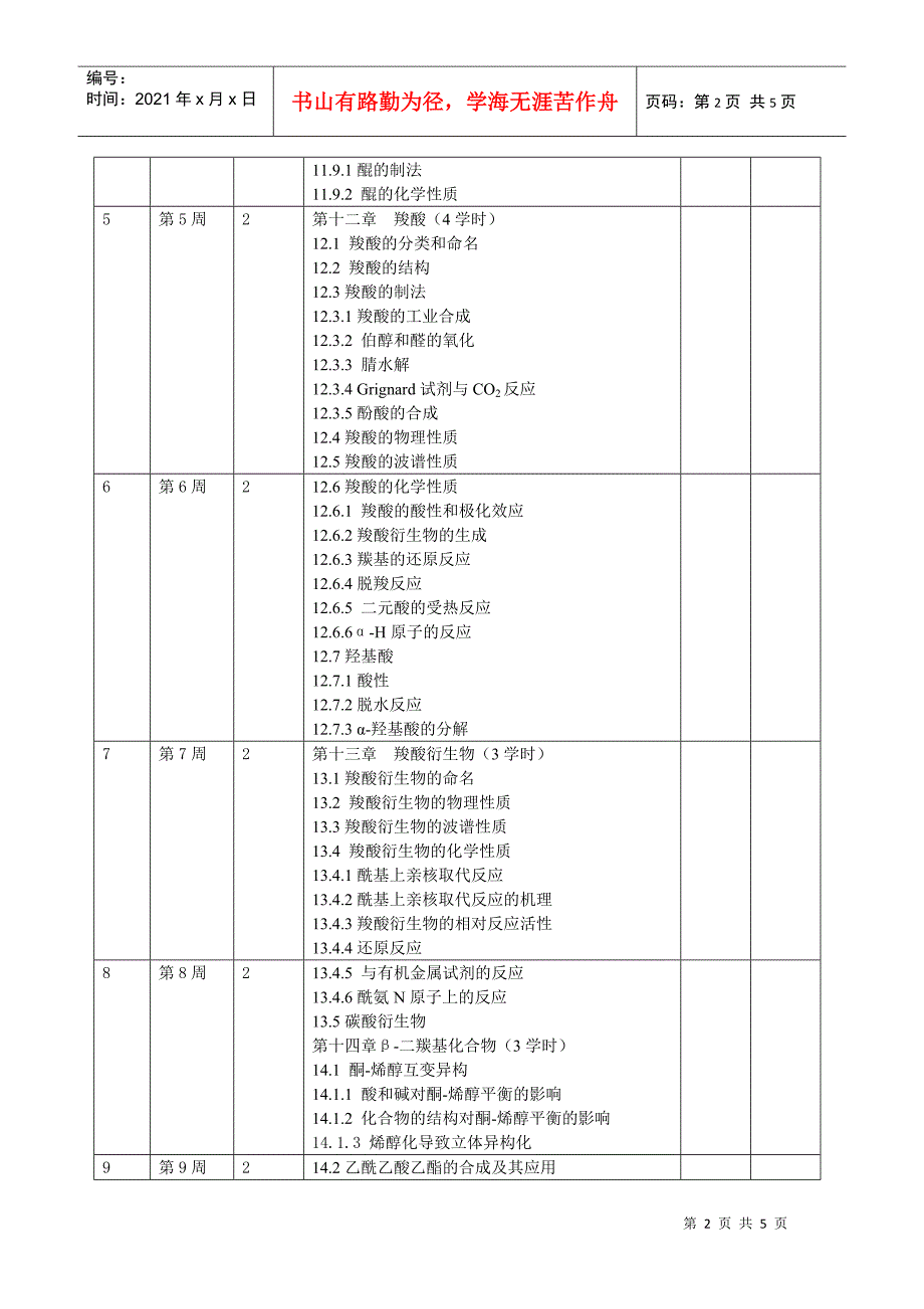 浙江工业大学授课计划书_第3页