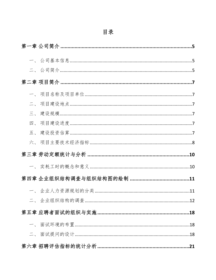 LCD面板项目人力资源分析_第2页