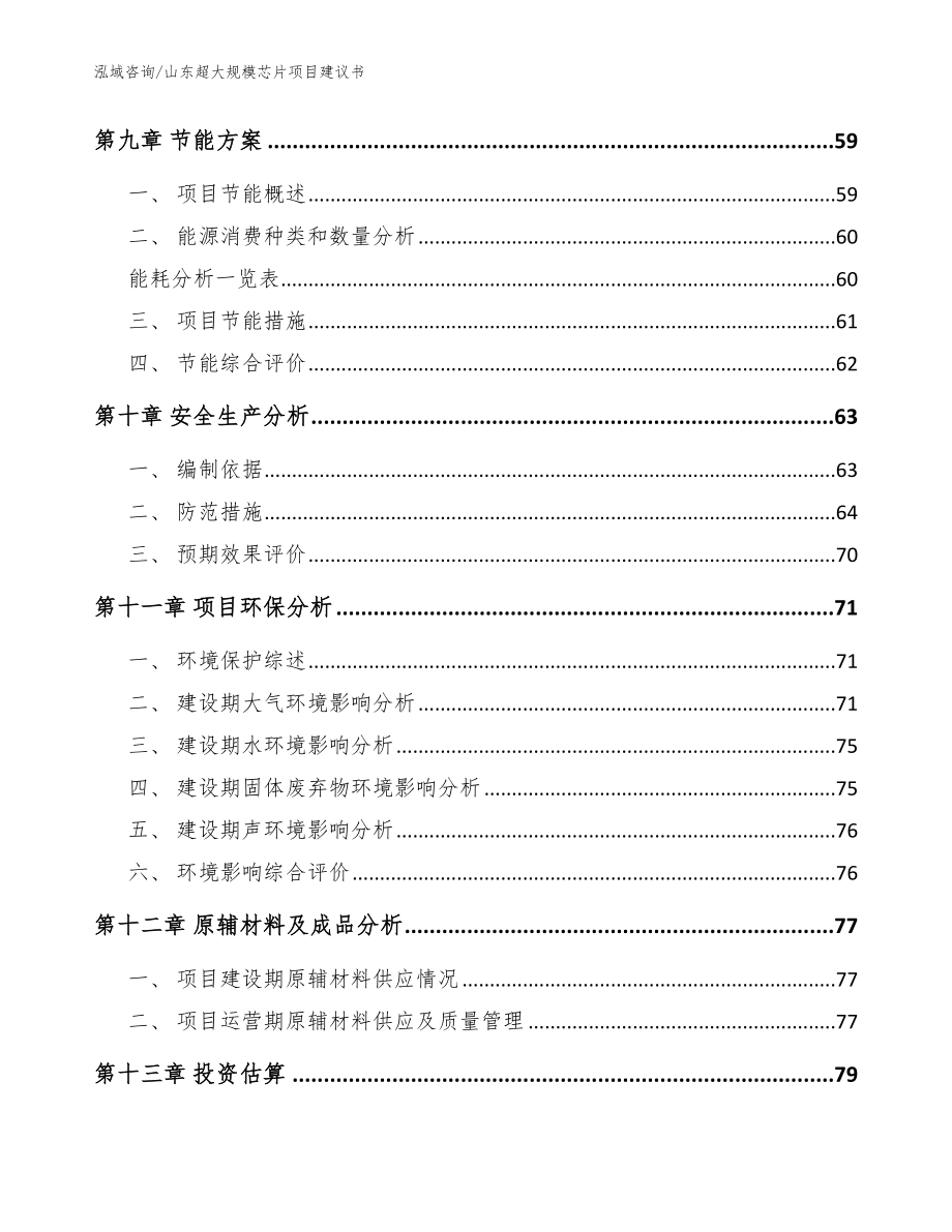 山东超大规模芯片项目建议书【模板范文】_第4页