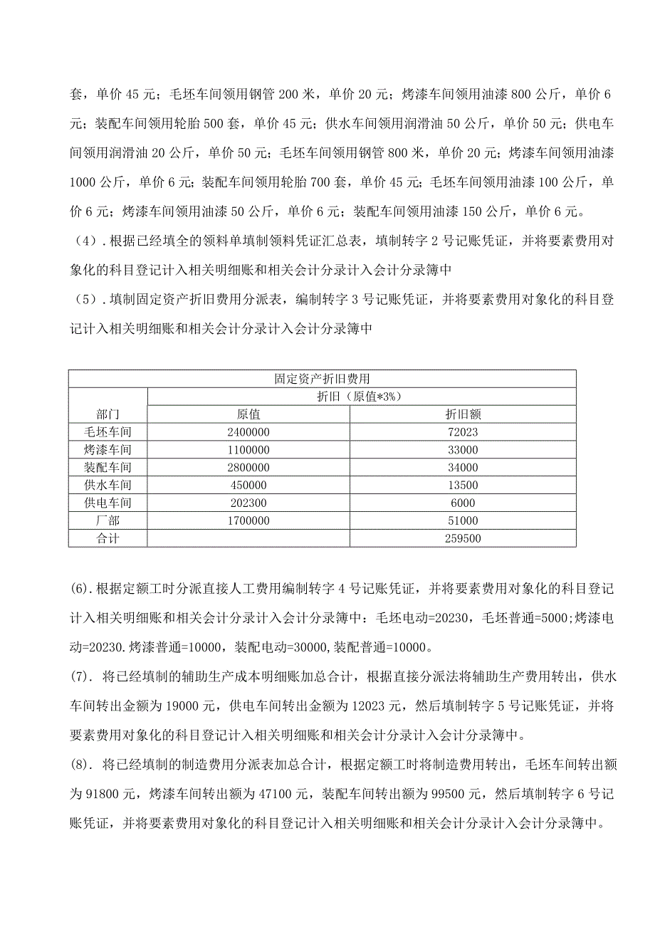 2023年成本会计实验报告_第4页